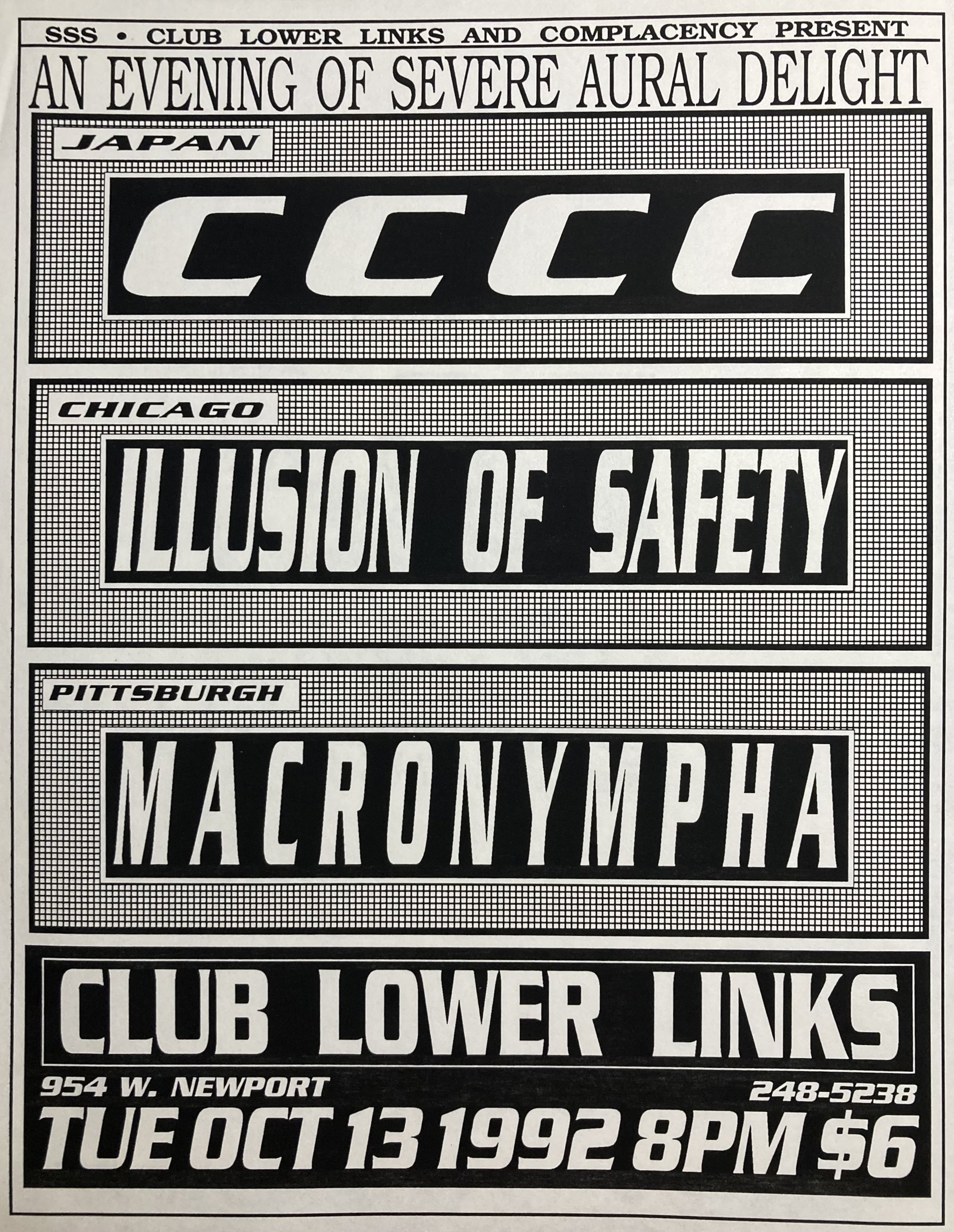 AAA ❤︎ LIVE DVD C.C.C.C. “Live At Club Lower Links” DVD (Tribe Tapes) | Tribe Tapes